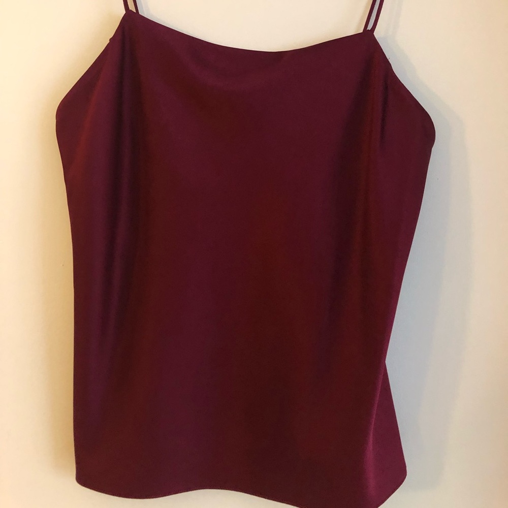 Alice and Olivia Bordeaux Tank Top